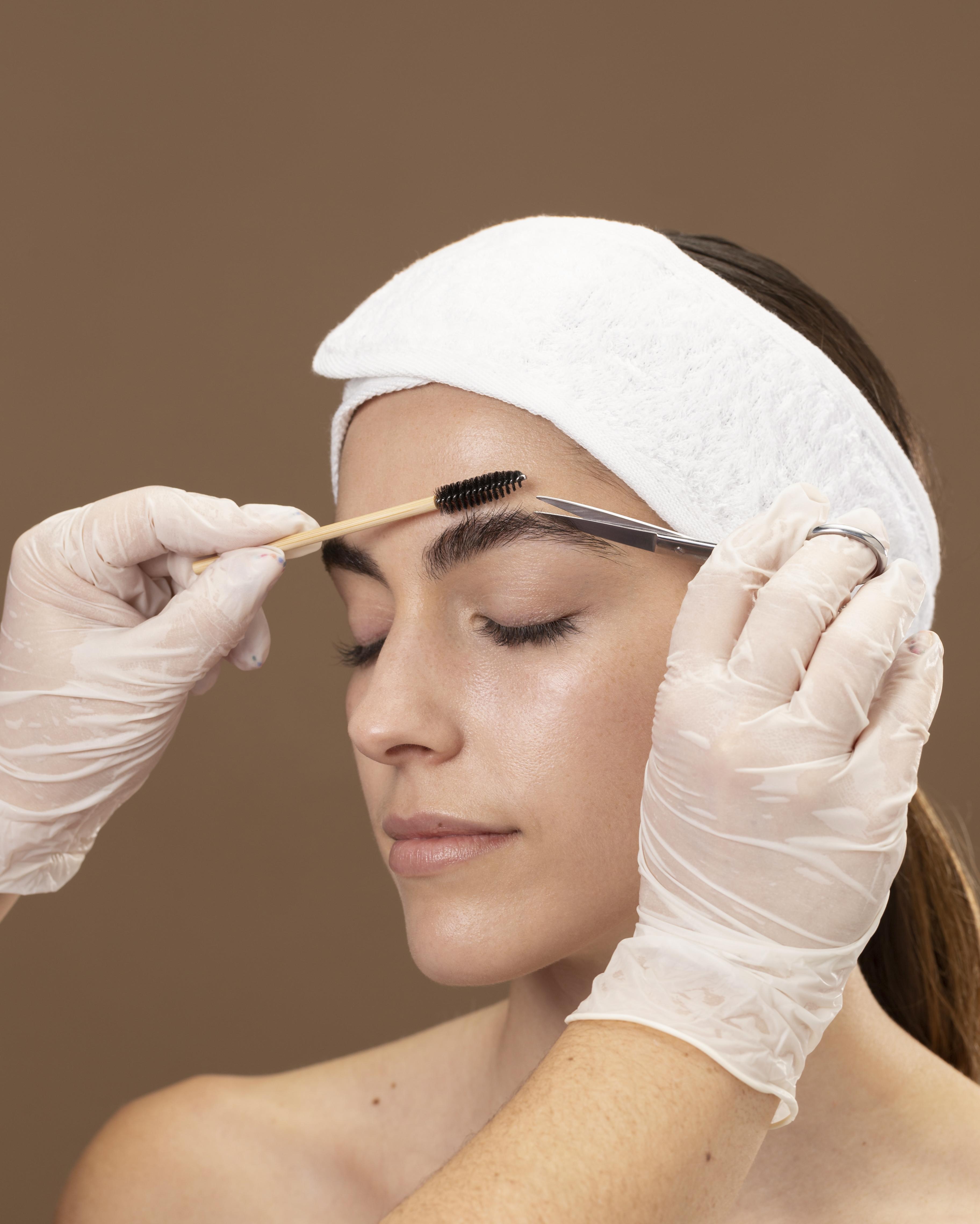 Eyebrow threading at Art of Threading salon in Morristown NJ